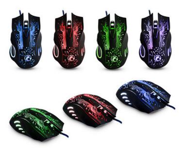 6D 2400DPI Game Optical USB Wired Mouse